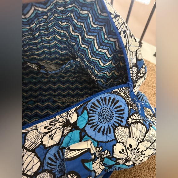 Vera Bradley Blue Bayou Duffel Bag - Picture 6 of 8